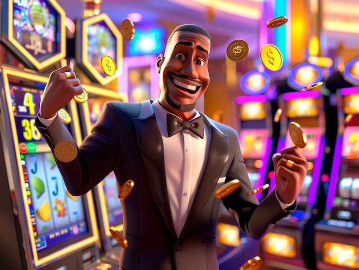 Dealer Three Card Poker di studio HD wdboss88 menunjukkan kartu